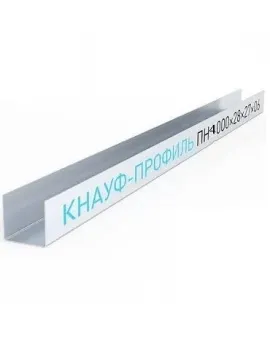 Профиль КНАУФ UD 28x27x4м  0.6мм