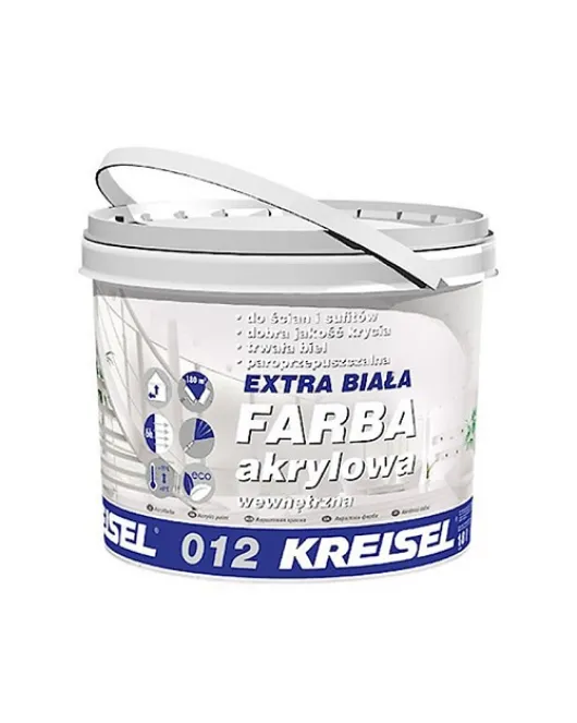 012 Краска интерьерная акриловая Kreisel 10 л 