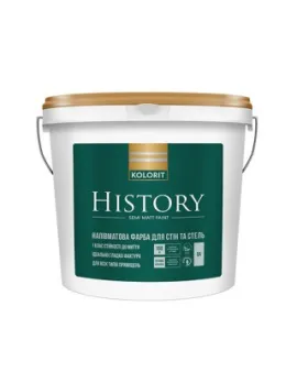 History База А  Полуматовая Краска 9 л