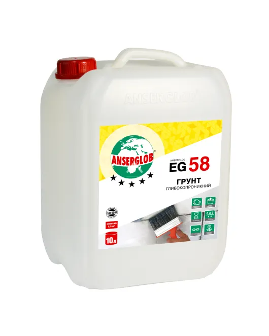 Грунт глибокопроникаючий ANSERGLOB EG 58, 10л