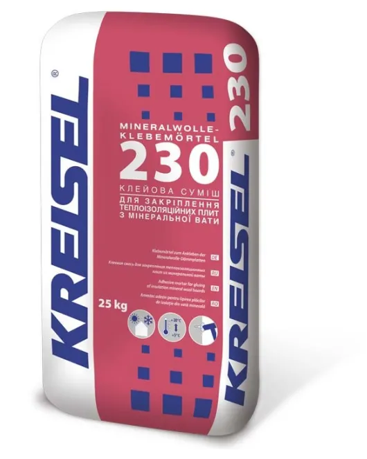 Клей для мінвати Кreisel 230 KLEBEMORTEL (25кг)