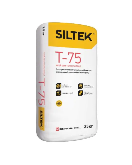 Клей для теплоизоляции Т-75 Siltek (25 кг)