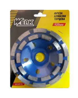Фреза алмазна 125х22,23мм Werk
