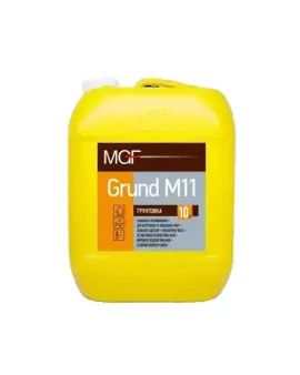 Грунтовка глибокопроникна для внутрішніх та зовнішніх робіт MGF Grunt M11, 10 л, прозора