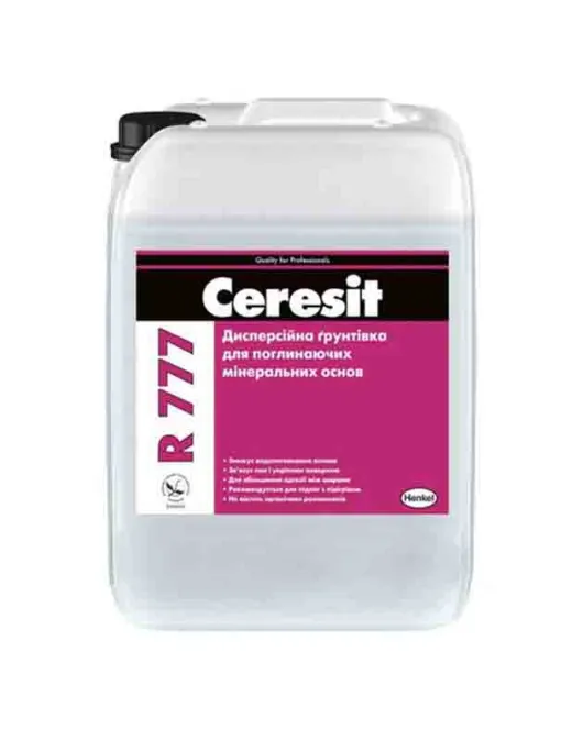 R 777 10л Грунтовка CERESIT