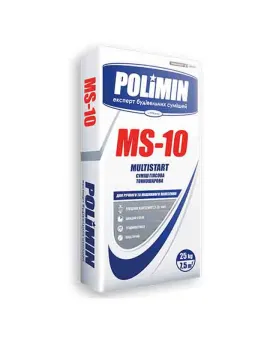MS-10 Polimin, Розчин для штукатурення гіпсовий 25кг